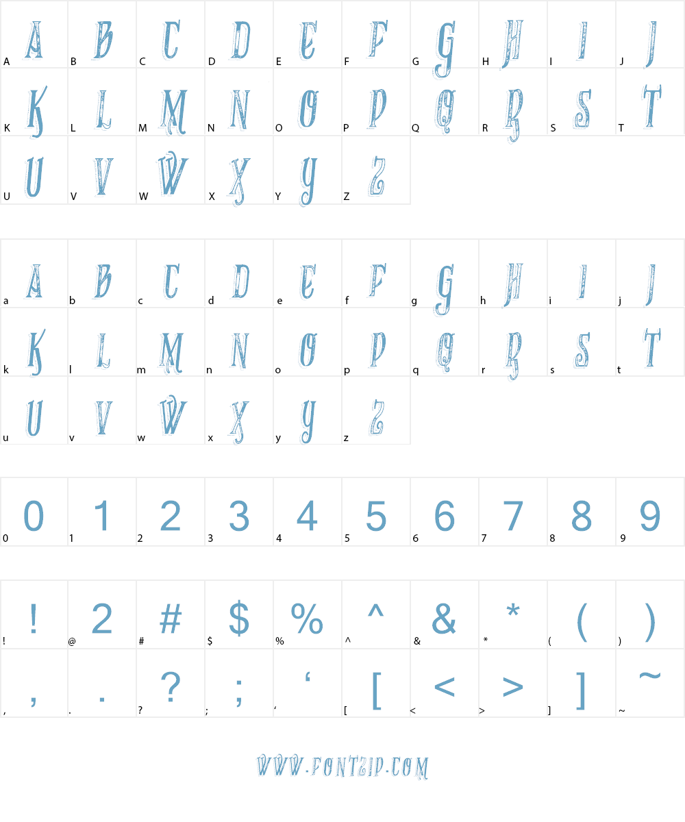 VTKS RECOVER MB 1 Font Character